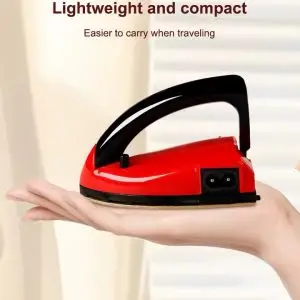 Mini Iron Nuekin Portable Iron Handheld Garment Ironing Machine Titanium soleplate Clothes Fabric Ironing For Household and Travel 100-240V
