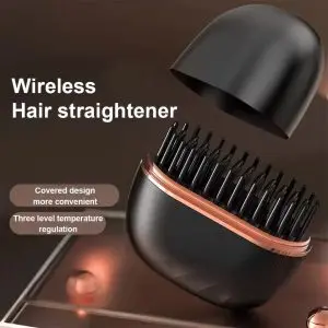 Mini Hair Straightener comb wireless rechargeable hair straight portable nuekin drop shipping worldwide gift beauty care products Copy